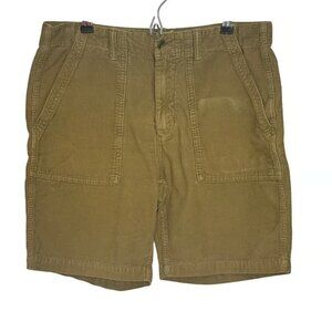 Outerknown Shorts Mens 32 Khaki Brown Organic Cotton Corduroy Utility Style